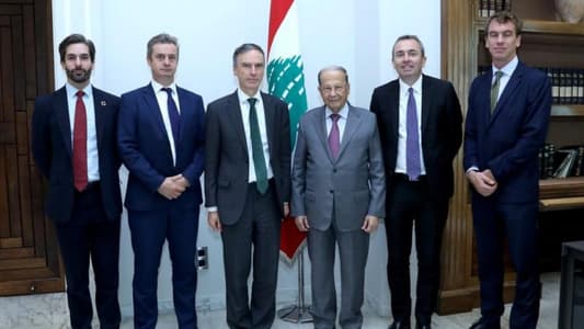 President Aoun welcomes Murrison: Lebanon can be platform for British companies in the region