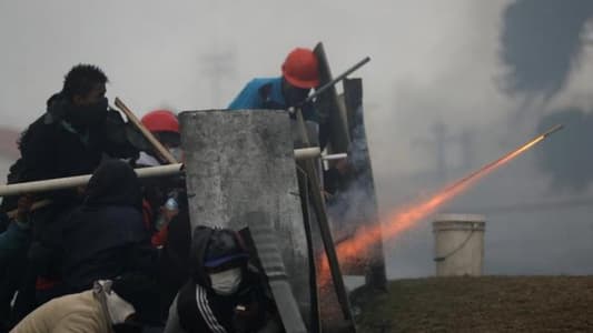 Ecuador clashes rage despite military-backed curfew