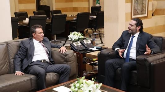 Hariri receives Cypriot ambassador