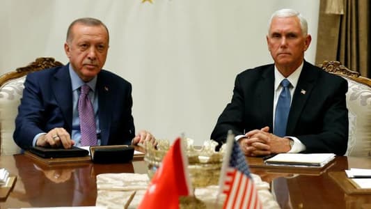 Pence meets Erdogan to urge Turkey ends Syria operation