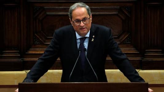 Catalonia chief Torra says there must be new independence vote