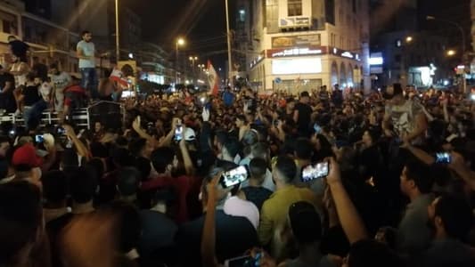 المعتصمون في طرابلس احتفلوا باستقالة وزراء القوات