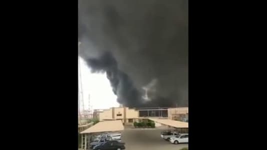 حريق في منشأة نفطية إيرانية