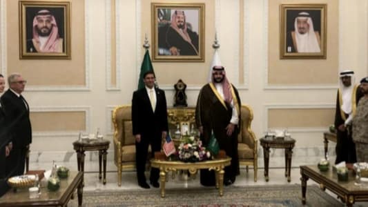 Pentagon chief visits Saudi Arabia as tensions simmer with Iran