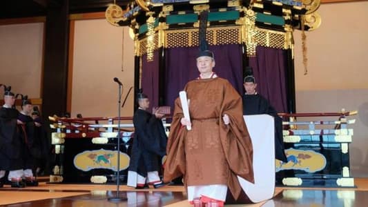 In ancient throne ritual, Japanese emperor vows to fulfill duty