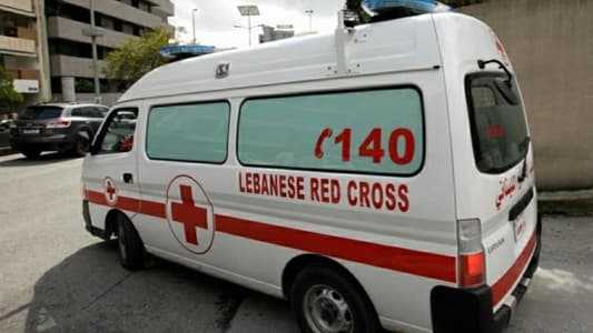 Father Majdi Allawi has fainted in Jal El-Dib and demonstrators carried him to a Red Cross ambulance nearby