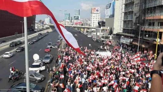 MTV correspondent from Jal el Dib: Thousands returned to the streets moments after the rain stopped