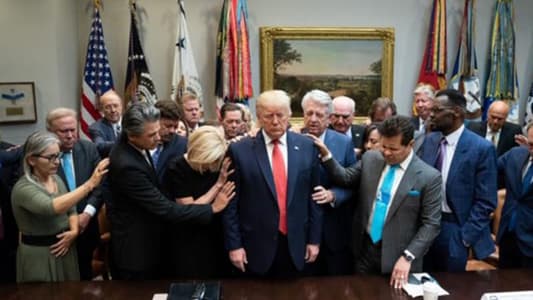 Photo of Faith Leaders Praying for Trump Becomes Instant Meme