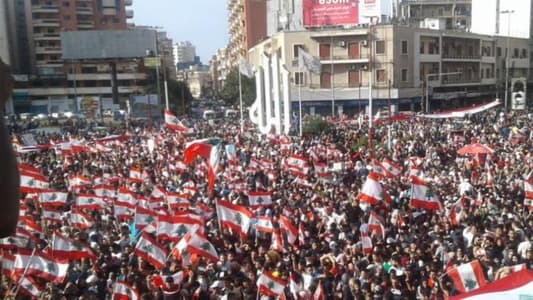 MTV correspondent from Tripoli: Large delegations from Tripoli headed to Beirut to participate in the "Sunday of Squares", but many demonstrators are still flocking to Al-Nour Square