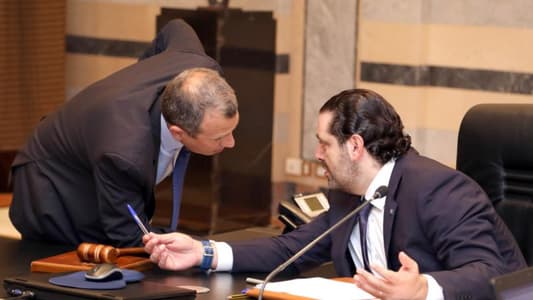 FPM sources to MTV: Another meeting between Hariri and Bassil is expected to take place in a few hours