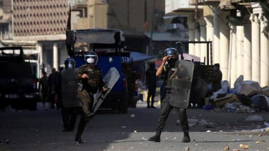 Iraqi forces kill four protesters in Baghdad, southern port blocked