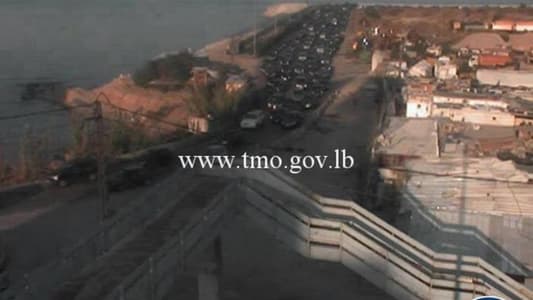 التحكم المروري: حركة المرور كثيفة على الطريق البحرية انطلياس باتجاه بيروت