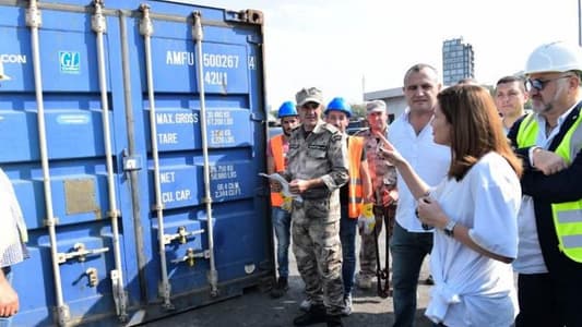 Boustani inspects second drilling equipment in Port of Beirut