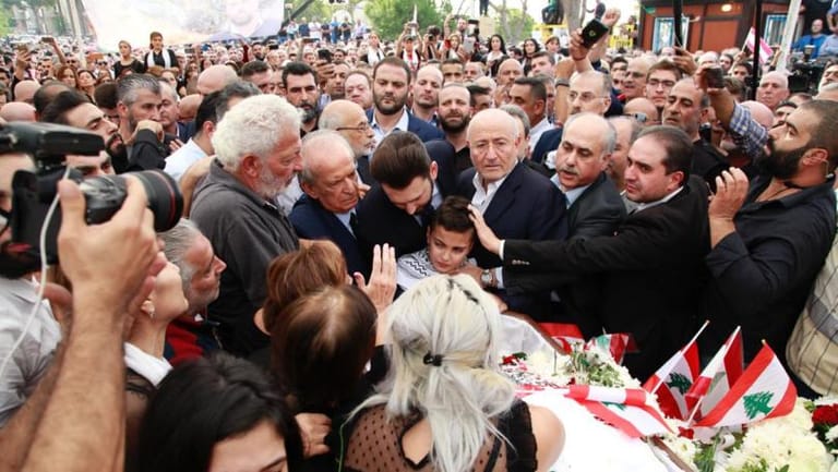 Huge funeral for martyr Alaa Abou Fakher in Choueifat