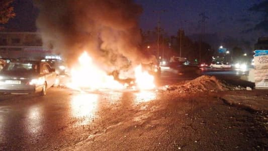 الوكالة الوطنية: الجيش أعاد فتح الطريق عند دوار المدينة الصناعية في زحلة
