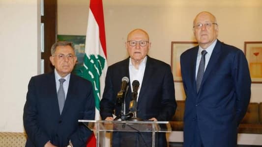 Mikati, Siniora, Salam push for renaming Hariri, ask of political forces to facilitate his mission