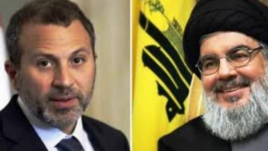 معلومات لموقع mtv: لقاء مطوّل جمع يوم الأربعاء الوزير باسيل مع أمين عام حزب الله السيّد حسن نصرالله