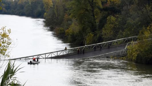 Two dead after bridge collapses into river in France