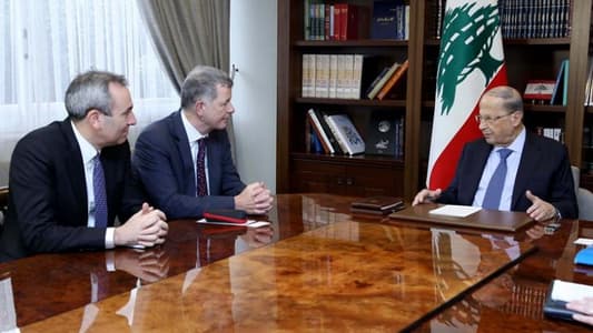 Aoun, British envoy discuss current situation, bilateral ties