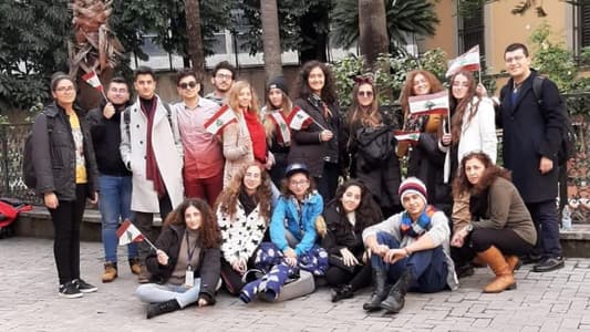 تلامذة لبنانيون في القمة العالمية للأطفال في روما