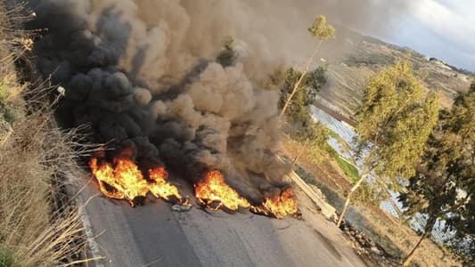 Photos: Roads Blocked Again in Lebanon as Gas Stations Hold Strike
