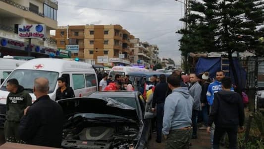 6 جرحى في حادث سير على طريق الضنية - طرابلس