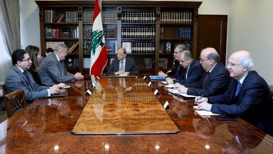 Aoun informs Kubis Lebanon will attend ISG meeting through official delegation