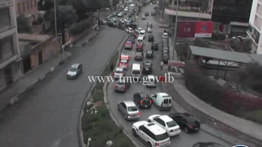 التحكم المروري: حركة المرور كثيفة من تقاطع برج المر باتجاه الحمرا - بيروت