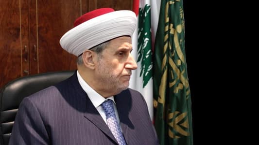 المفتي الشعار: الجميع مُطالب بوأد الفتنة 