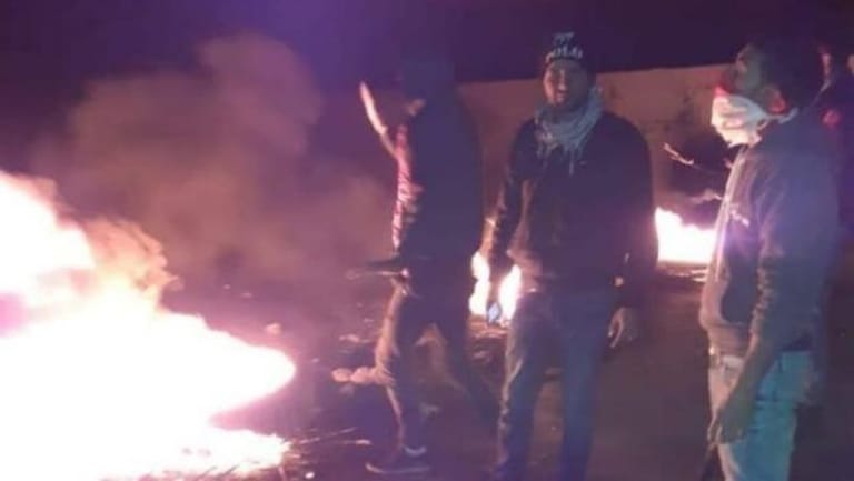 قطع طريق الضنية ـ  طرابلس في أكثر من نقطة