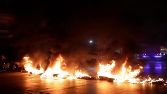 قطع عدد من الطرقات في طرابلس والمنية وحلبا