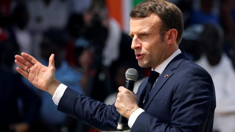 French forces kill 33 militants in Mali: Macron