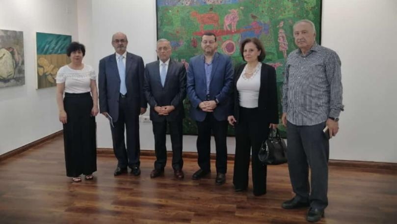 وفد نقابة المحررين زار مؤسسة "الدراسات الفلسطينية"