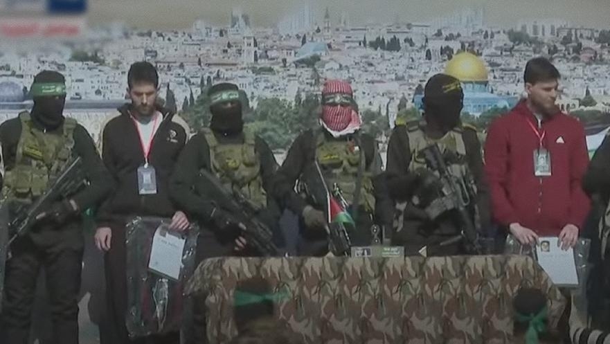 Three Israeli Hostages Released in Gaza as Ceasefire Holds