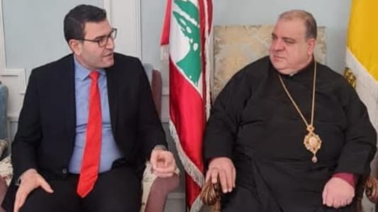 Minister Hajj Hassan visits Archbishop Ibrahim, Agricultural Research Center