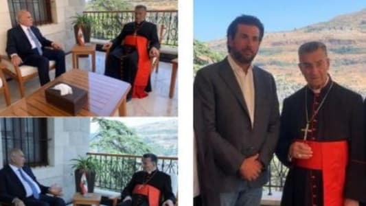 Rahi meets Makhzoumi, former MP Emile Rahme