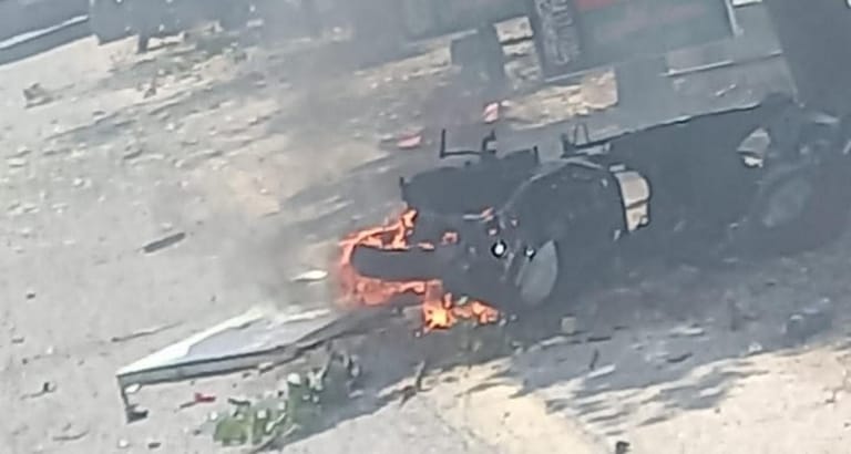 "الوكالة الوطنيّة": شهيد وجريح جراء الغارة التي استهدفت دراجة نارية عند مفترق بلدة المنصوري