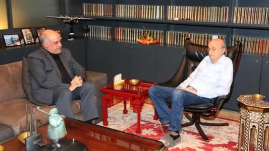 Jumblatt meets Iranian Ambassador