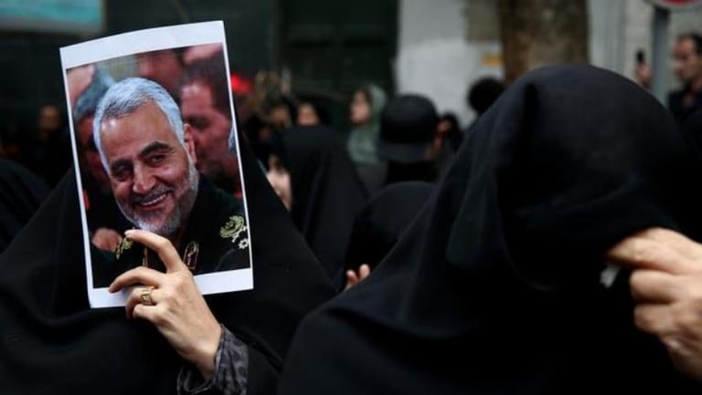 Body of Iranian commander killed by U.S. strike in Iraq returned to Iran