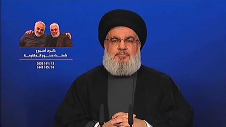 نصرالله: الأميركيون أتوا عمودياً وسيرحلون أفقياً 