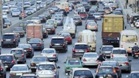 التحكم المروري: جميع الطرقات ضمن نطاق بيروت الكبرى سالكة