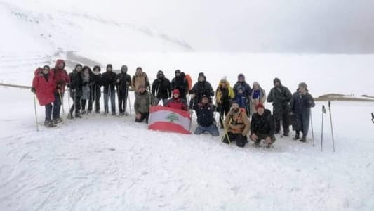 رحلة مشي على الثلج في أعالي جبال الضنية - عكار