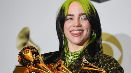 Billie Eilish Spotted Mouthing 'Please Don't Be Me' Before Winning