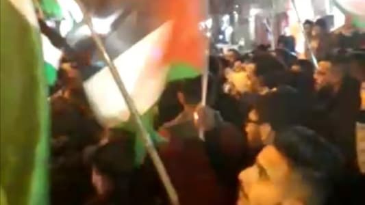 مسيرة فلسطينية في بعلبك رفضاً لـ"صفقة القرن"