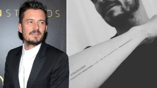 Orlando Bloom Misspells Son's Name in New Tattoo