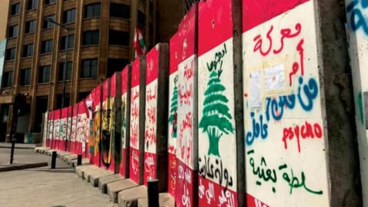 جدران حصار وسط بيروت "إن حكت"