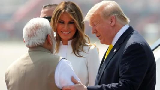 Trump lands in western Indian city for start of two-day visit