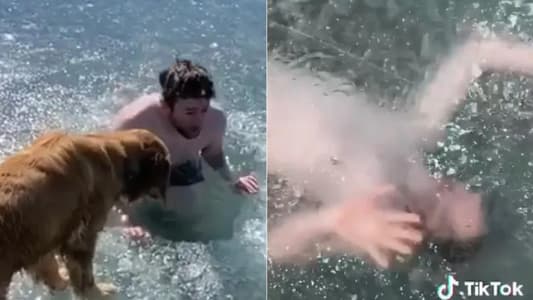 TikTok Influencer Nearly Drowns After Getting Trapped Under Ice While Filming Video
