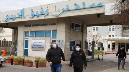 Rafik Hariri Hospital: 23 recoveries overall, 72 patients quarantined