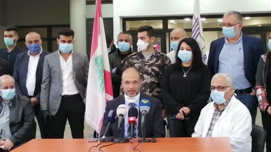 وزير الصحة جال في مستشفى البوار: دخلنا المرحلة الثانية لتجهيز المستشفيات الحكومية